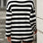 Striped Round Neck Top and Shorts Sweater Set - V.I.P Digital Presence