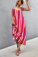 Striped Scoop Neck Cami Dress - V.I.P Digital Presence