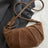 Suede Croissant Shape Shoulder Bag - V.I.P Digital Presence
