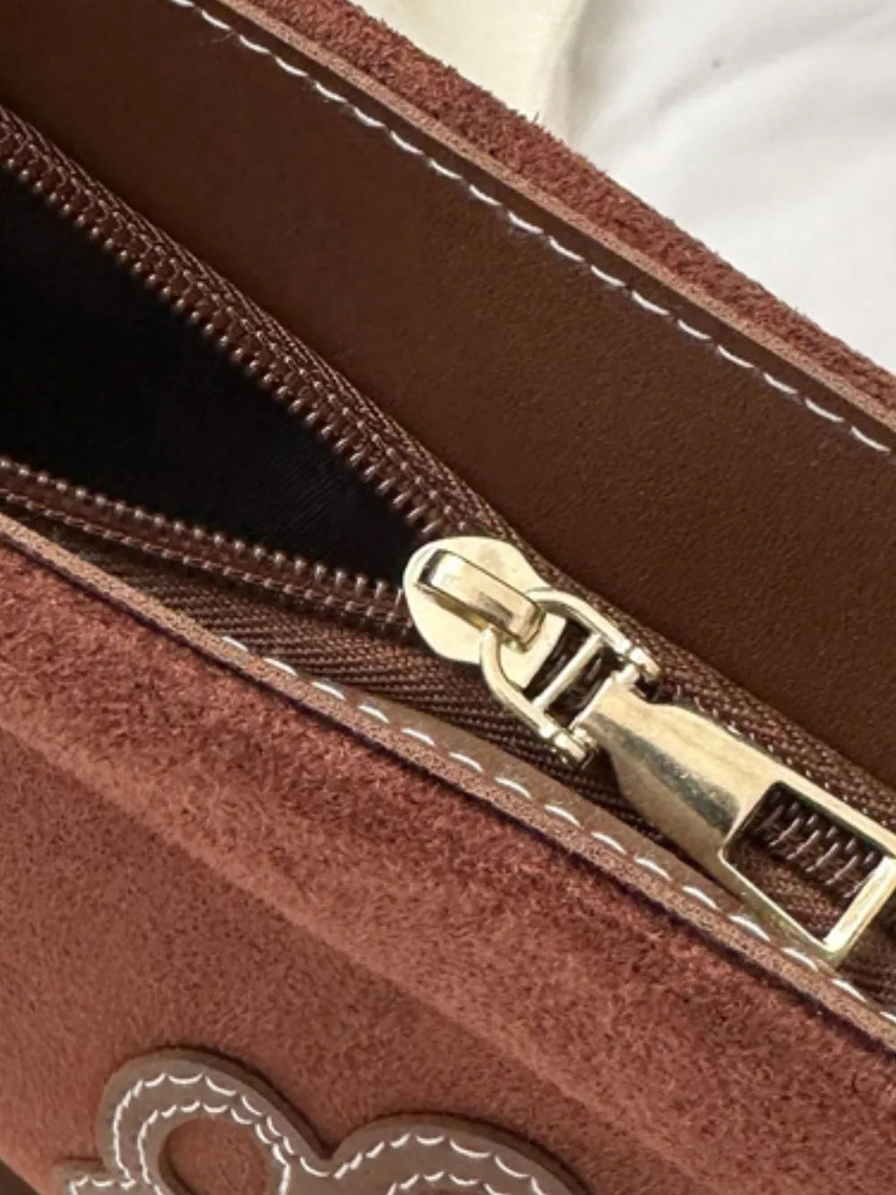 Suede Patch Adjustable Strap Tote Bag - V.I.P Digital Presence