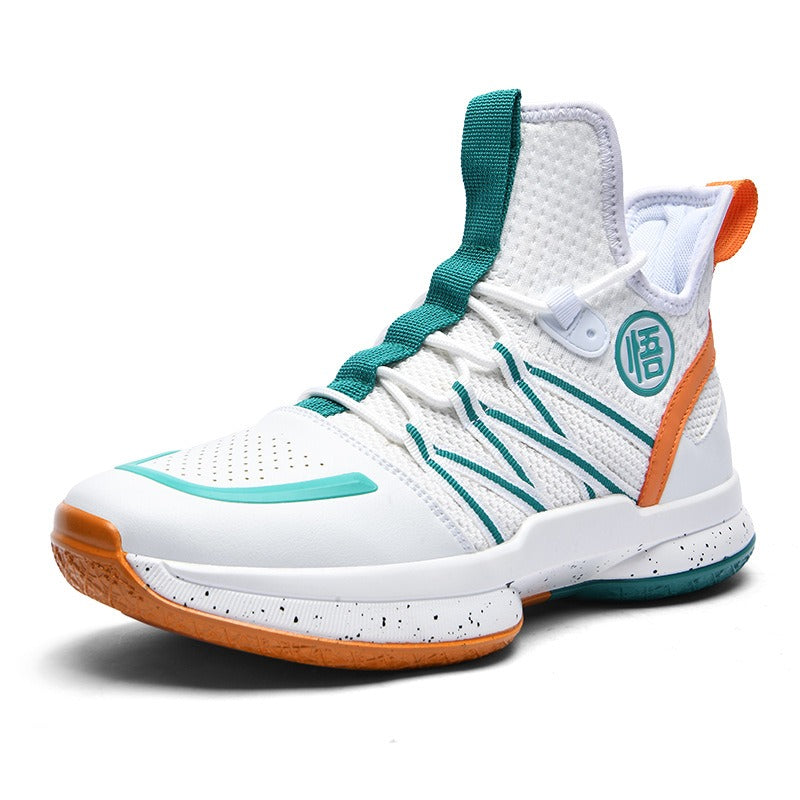 Summer high top basketball shoes with fly woven mesh surface for training sports shoes with rubber soles for men - V.I.P Digital Presence
