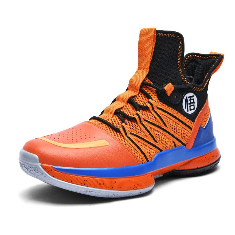 Summer high top basketball shoes with fly woven mesh surface for training sports shoes with rubber soles for men - V.I.P Digital Presence