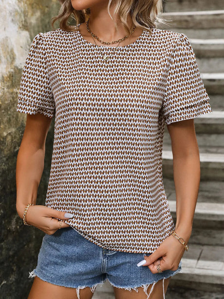 Summer long sleeved pullover printed shirt for women - V.I.P Digital Presence