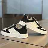 Summer men's new breathable white shoes men's trendy and versatile thick soled sports shoes casual shoes board shoes trendy shoes - V.I.P Digital Presence