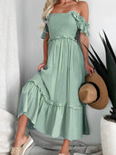 Summer new women's solid color dress - V.I.P Digital Presence