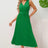 Surplice Sleeveless Midi Pleated Dress - V.I.P Digital Presence