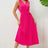 Surplice Sleeveless Midi Pleated Dress - V.I.P Digital Presence