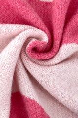 Sweet style color blocked versatile knitted sweater for women - V.I.P Digital Presence