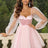 Sweetheart Neck Balloon Sleeve Mini Dress - V.I.P Digital Presence