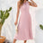 Swiss Dot Tie Neck Sleeveless Dress - V.I.P Digital Presence