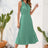 Swiss Dot Tie Neck Sleeveless Dress - V.I.P Digital Presence