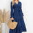 Swiss Dot Tied Surplice Flounce Sleeve Dress - V.I.P Digital Presence