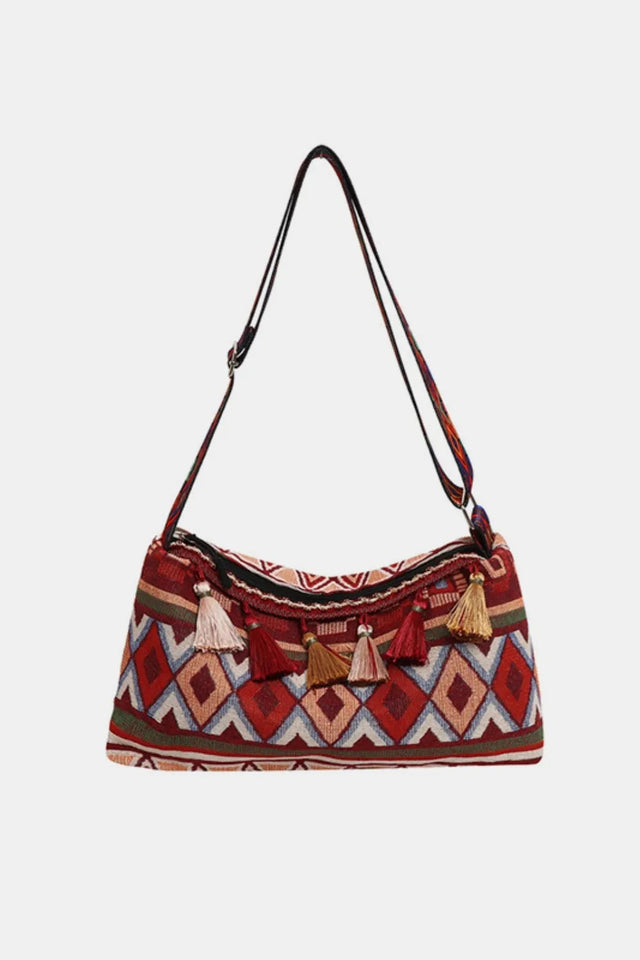 Tassel Adjustable Strap Shoulder Bag - V.I.P Digital Presence