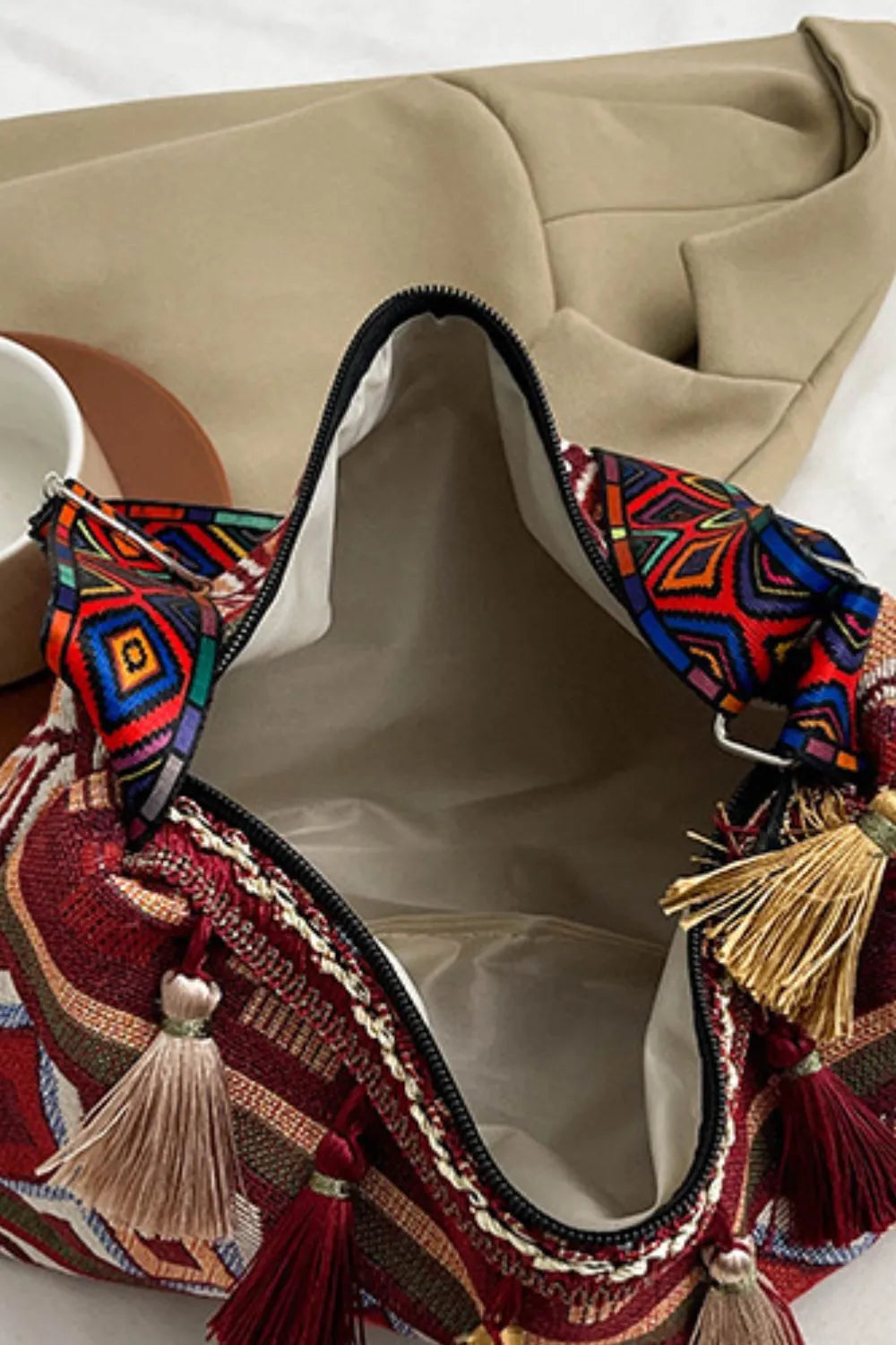 Tassel Adjustable Strap Shoulder Bag - V.I.P Digital Presence