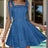 Temperament Commuting Fashion Strap Denim Women's Dress - V.I.P Digital Presence