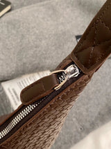 Texture PU Leather Shoulder Bag - V.I.P Digital Presence
