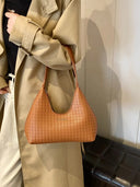 Texture PU Leather Shoulder Bag - V.I.P Digital Presence