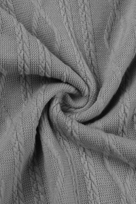 Textured Drawstring Long Sleeve Hooded Dress - V.I.P Digital Presence