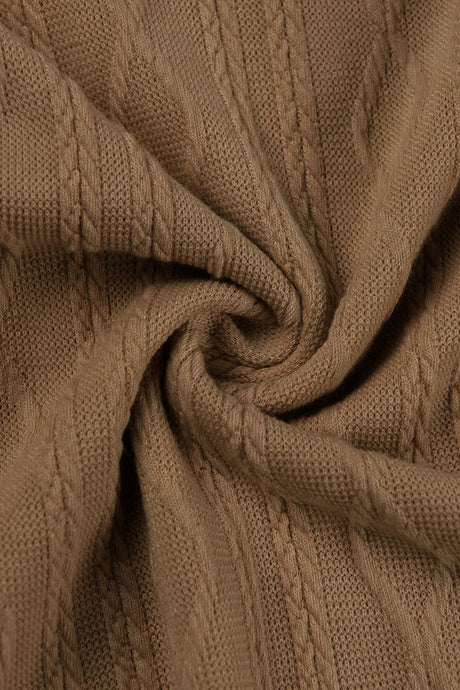 Textured Drawstring Long Sleeve Hooded Dress - V.I.P Digital Presence