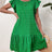 Textured Round Neck Ruffle Hem Dress - V.I.P Digital Presence