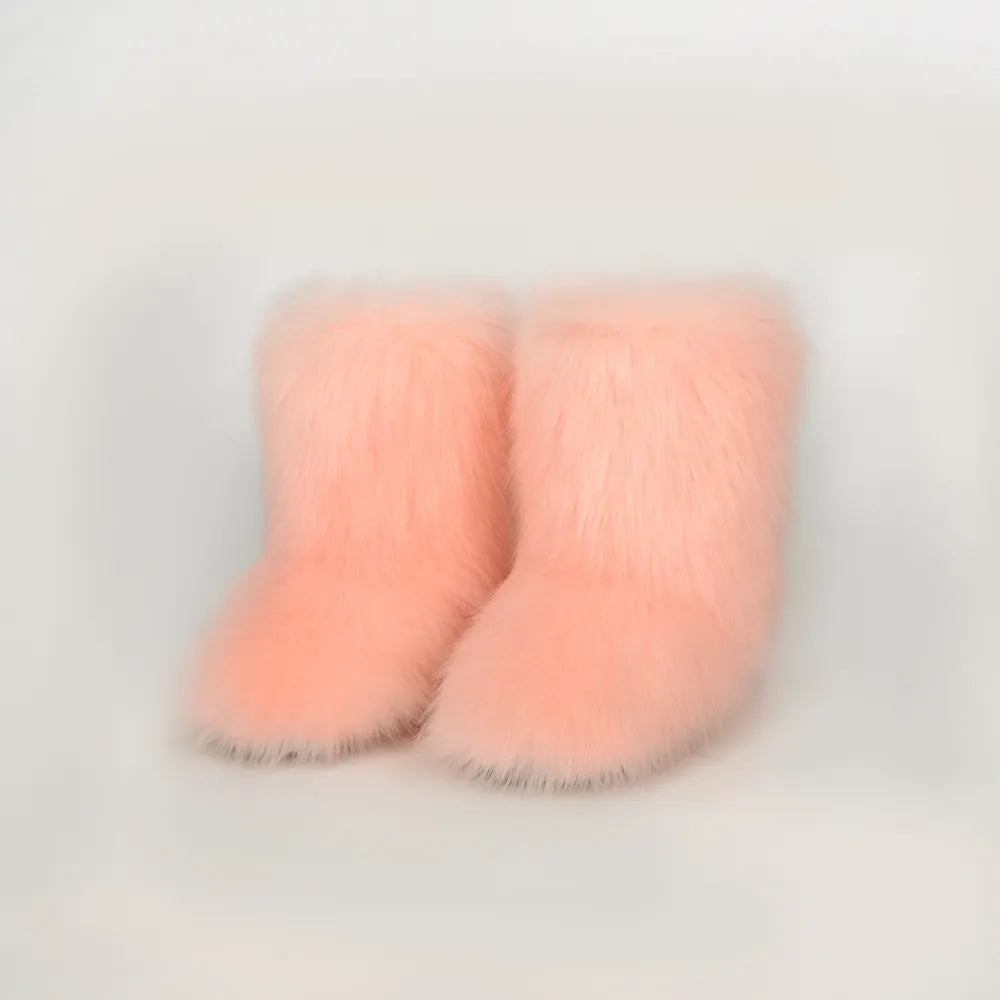 Thermal Fuzzy Platform Boots - V.I.P Digital Presence