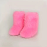 Thermal Fuzzy Platform Boots - V.I.P Digital Presence