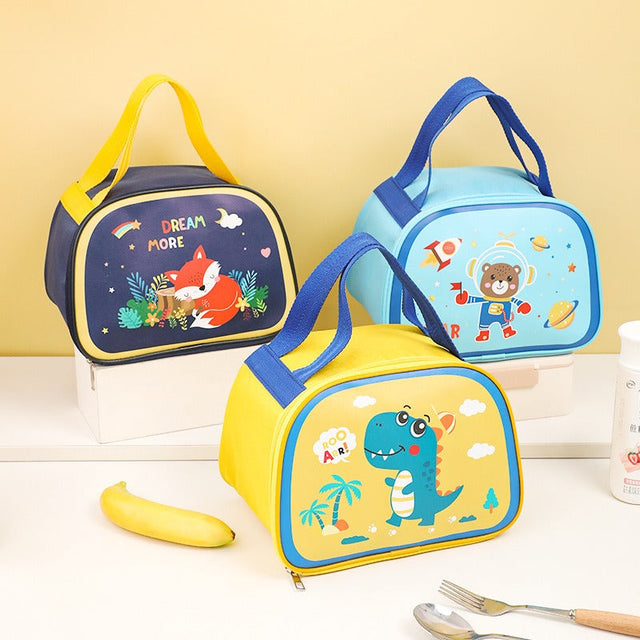 Thermal Insulation Lunch Box Bag, Student Lunch Bag, Aluminum Foil Thickened Thermal Insulation Bag, Large Capacity - V.I.P Digital Presence
