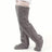 Thick leg warmers, knee pads, warm plush pants, long leg exposed socks - V.I.P Digital Presence