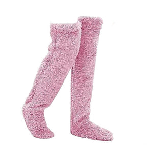 Thick leg warmers, knee pads, warm plush pants, long leg exposed socks - V.I.P Digital Presence