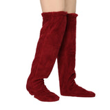 Thick leg warmers, knee pads, warm plush pants, long leg exposed socks - V.I.P Digital Presence