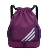 Thickened backpack, large capacity, ultra-light dry and wet separation sports swimming bag, drawstring training backpack - V.I.P Digital Presence