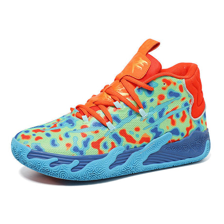 Three ball, third-generation purple MB.03 men's and women's indoor and outdoor shock-absorbing and anti slip basketball shoes - V.I.P Digital Presence