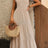Tie Shoulder Smocked Tiered Dress - V.I.P Digital Presence