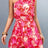 Tied Smocked Printed Single Shoulder Dress - V.I.P Digital Presence