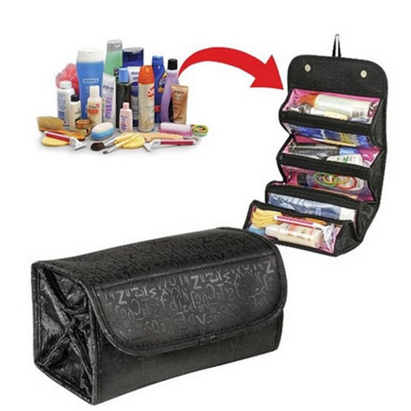 Travel storage bag cosmetic bag Roll-N-Go Cosmetic Bag organizer large capacity multi-function storage bag - V.I.P Digital Presence