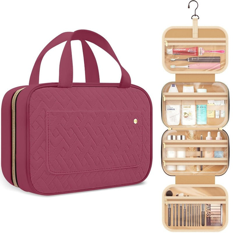 Travel toiletry bag with hook portable makeup bag travel ladies' toiletry bag hand-held toiletry bag - V.I.P Digital Presence
