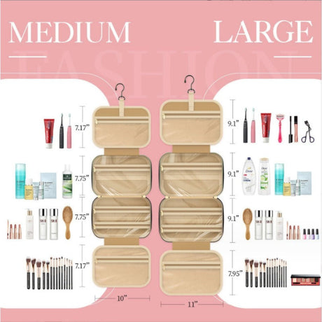 Travel toiletry bag with hook portable makeup bag travel ladies' toiletry bag hand-held toiletry bag - V.I.P Digital Presence