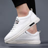 Trendy and versatile men's casual shoes, board shoes, leather soft soled breathable leather shoes - V.I.P Digital Presence