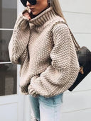 Turtleneck Long Sleeve Sweater - V.I.P Digital Presence