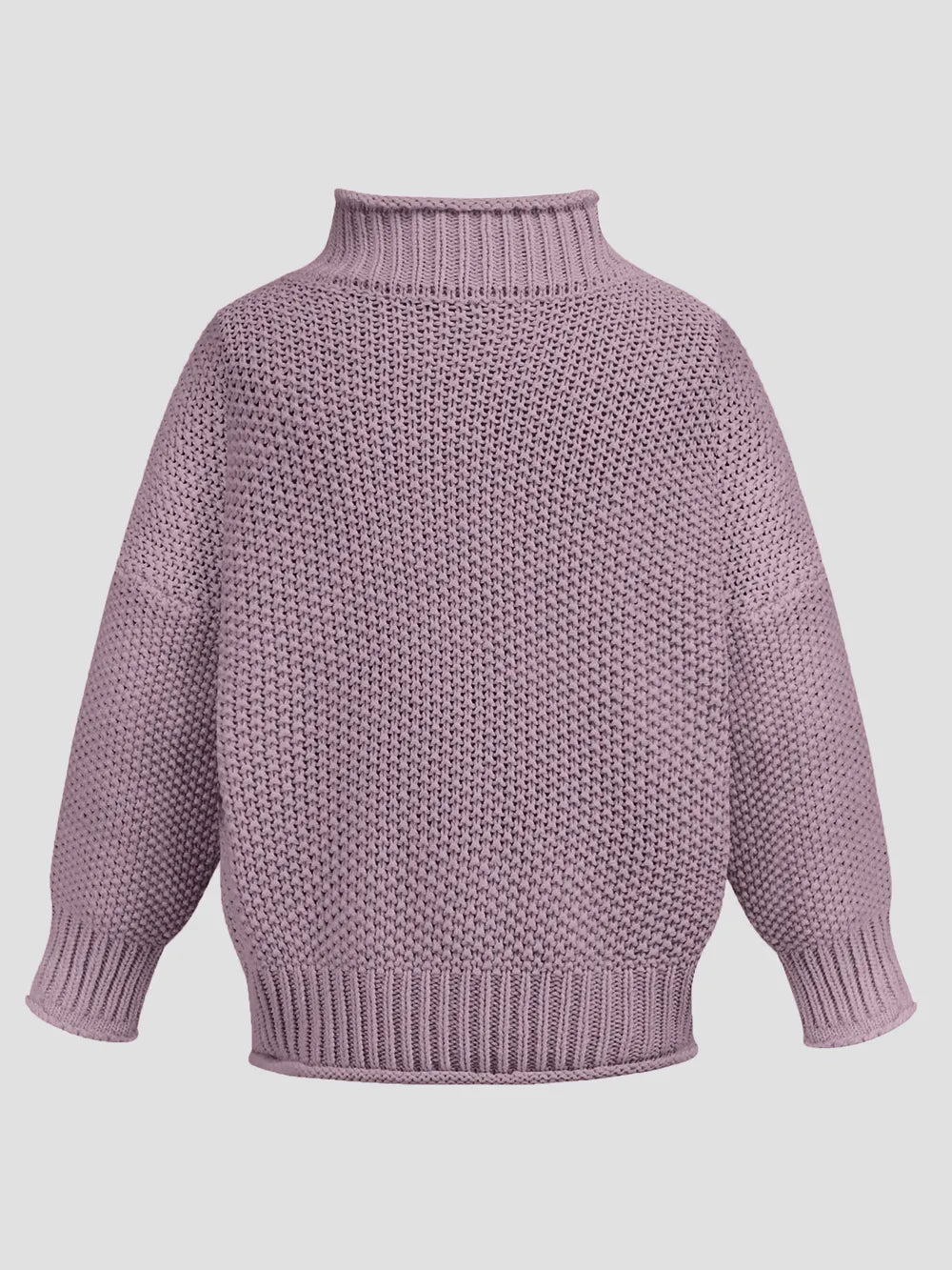 Turtleneck Long Sleeve Sweater - V.I.P Digital Presence