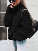 Turtleneck Long Sleeve Sweater - V.I.P Digital Presence