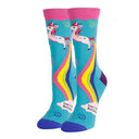 Unicorn Rainbow Printing Autumn And Winter Leisure In The Tube Sports Holiday Gift Socks - V.I.P Digital Presence
