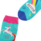 Unicorn Rainbow Printing Autumn And Winter Leisure In The Tube Sports Holiday Gift Socks - V.I.P Digital Presence