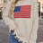 US Flag Distressed Round Neck Long Sleeve Sweater - V.I.P Digital Presence