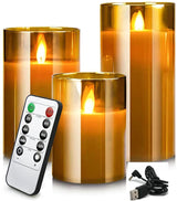 USB Rechargeable LED Pillar Candles - V.I.P Digital Presence