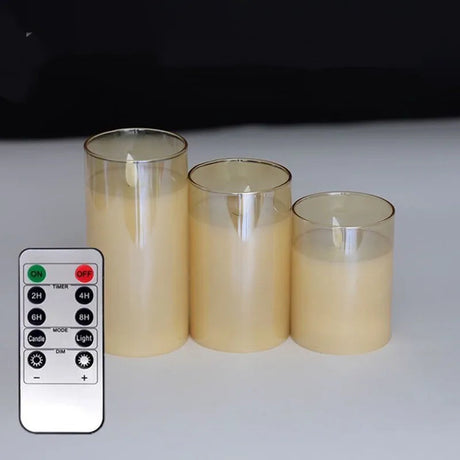 USB Rechargeable LED Pillar Candles - V.I.P Digital Presence