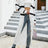 V-neck black and white striped knitted cardigan for women - V.I.P Digital Presence