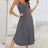 V-Neck Midi Lounge Dress - V.I.P Digital Presence
