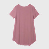 V-Neck Short Sleeve Lounge Dress - V.I.P Digital Presence