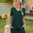 V-Neck Short Sleeve Top and Pocketed Shorts Lounge Set - V.I.P Digital Presence
